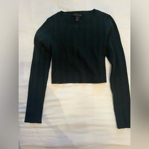 HOUSE HARLOW forest green sweater